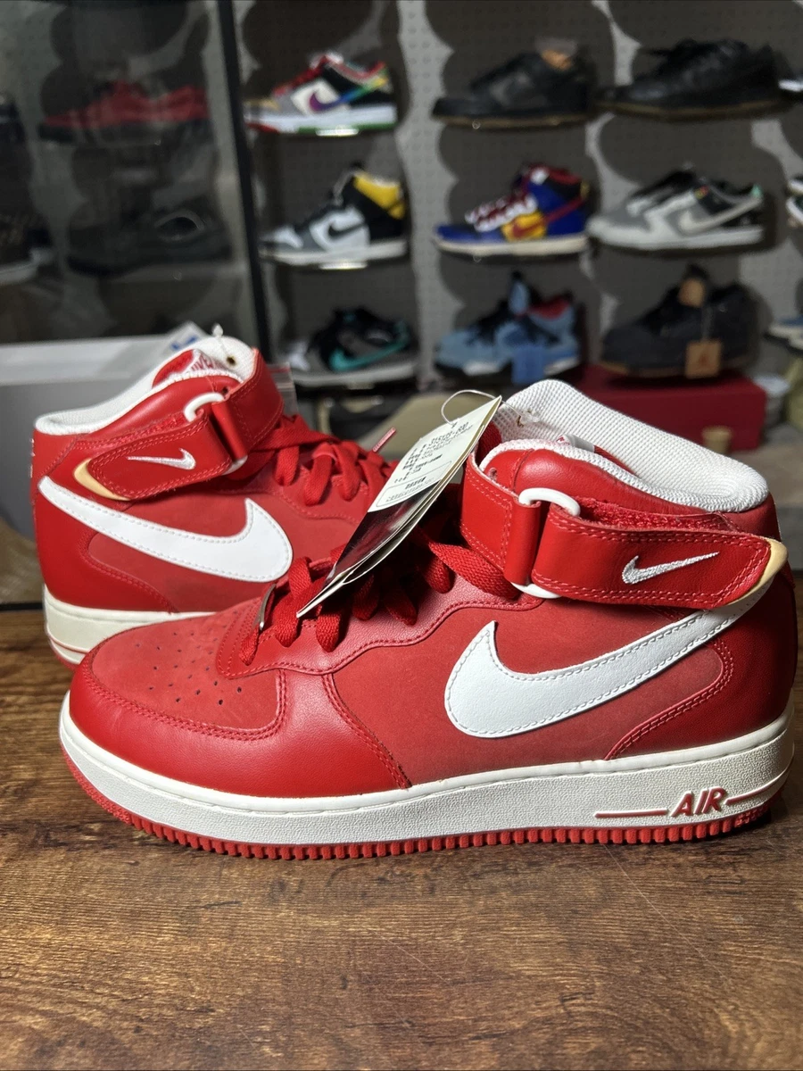 Nike Air Force 1 '07 Mid Sport Red for Sale | Authenticity