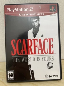 Scarface: The World is Yours (Sony PlayStation 2, 2006) con manual - Imagen 1 de 4