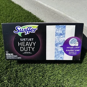 NEW Sealed Swiffer Wet Jet Heavy Duty Mopping Pads 12 count Box - Picture 1 of 6