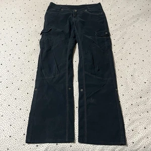 Kuhl Legendary Pants Women's 10 Cargo Roll Black Performance Hiking Casual Pants - Picture 1 of 14