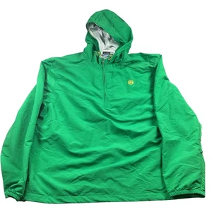Good Good Pullover Windbreaker Jacket XL Green Golf Fighting For Par - Picture 1 of 10
