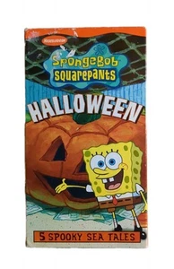 SpongeBob Squarepants Halloween VHS 5 Spooky Sea Tales Nickelodeon 2002 - Picture 1 of 2