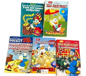 5 ~ Walt Disney Kalle Ankas Pocket Donald Duck Comic Buch Schwedisch 1 61 292 324 391 - Bild 1 von 21