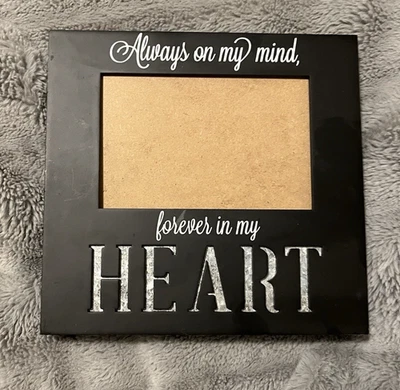 Malden Always on My Mind 4x6 Black Picture Frame - Image 1 of 4