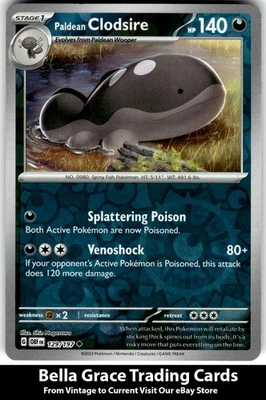 Paldean Clodsire #129/197 SV03: Obsidian Flames Pokemon Uncommon Reverse Holo - Image 1 of 2