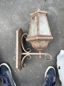 (1) Antike Wandleuchte - Bild 1 von 4