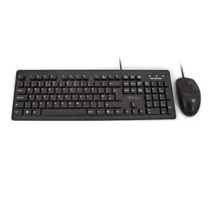 V7 - INPUT DEVICES WASHABLE KEYBOARDMOUSE COMBO UK IP68 WATERPROOF GERMAN QWERTZ - Picture 1 of 9