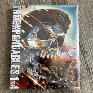 Expendables 1-4 (2010,2012,2014,2023) 4K+Blu-ray+Digital. Steelbook. Brand New!! - Picture 1 of 7