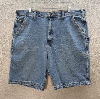 Rugged Wear Shorts Mens 40 Blue Denim Carpenter Jorts Workwear Grunge Skater - Image 1 of 4