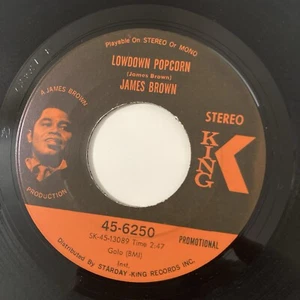 Funk 45 James Brown Lowdown Popcorn KING promo M- - Picture 1 of 2