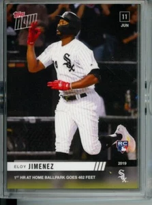 2019 Topps Now ELOY JIMENEZ #364 RC Rookie 1st HR in Chicago - Picture 1 of 1
