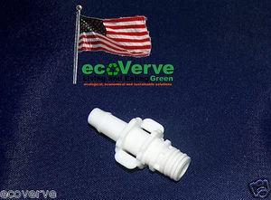 Adattatore COLLEGAMENTO RAPIDO MASCHIO 1/4" bianco per filtri in linea come Sawyer SP191 - Foto 1 di 1