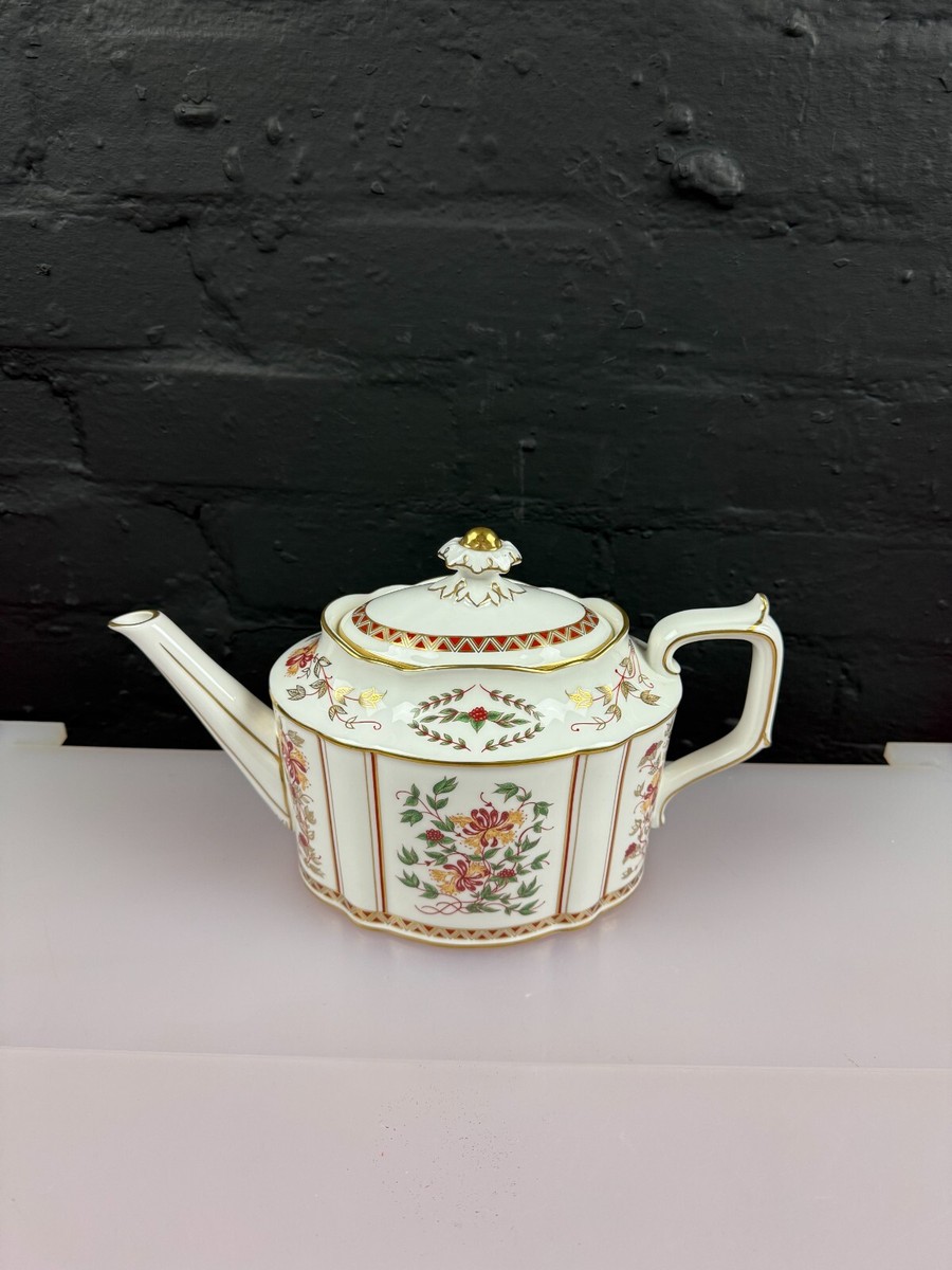 Royal Crown Derby◇ティーポット/AvesRed/エイビス Teaware - Royal