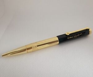 Luxury Great Writers Metal Series Gold + Black Color 0.7mm Ballpoint Pen