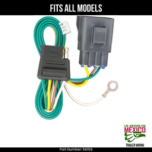 For 15-19 Land Rover Range Rover Evoque 4 Pin Trailer Wiring Plug Fits All Curt - Picture 1 of 7