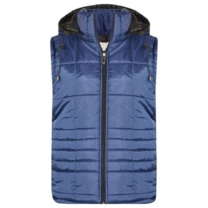 Kids Boys Girls Sleeveless Hooded Padded Lined Gilet Bodywarmer Jacket 5-13 Yr - Picture 1 of 8