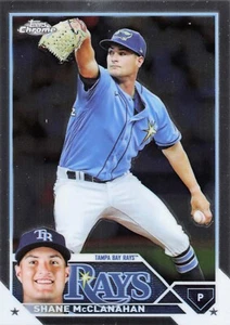 Shane McClanahan #169 - 2023 Topps Chrome - Tampa Bay Rays - MLB Baseball - quasi nuovo - Foto 1 di 2