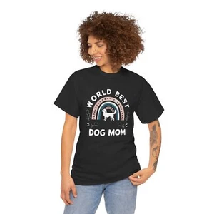 World Best Dog Mom T-Shirt – Funny Pet Tee | Dog Shirt - Picture 1 of 61