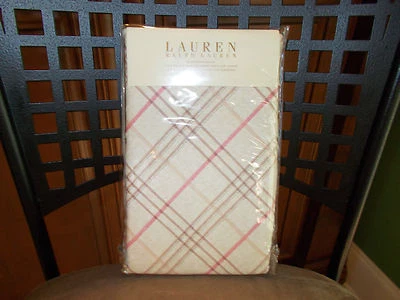 Ralph Lauren, MARGATE MEWS, Beige y Rosa Cuadros Euro Sham Nuevo en Paquete, 1ª Calidad Foto 1 de 4