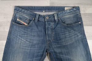 Pantalones de mezclilla para hombre Diesel LARKEE regulares rectos azules W33 L32 lavado 008XR - Imagen 1 de 13