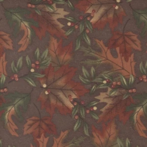 Fat Quarter Moda Fall Melody Flannel By Holly Taylor Autumn Leaf Berry Fabric - Picture 1 of 1