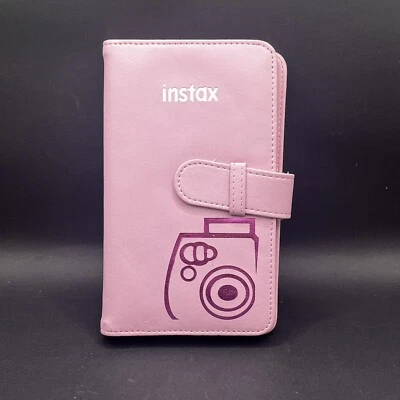 Álbum Billetera Fujifilm Oficial Instax - Rosa - 18 Páginas - 108 Fotos - Leer Foto 1 de 4
