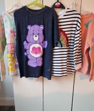 Next H&M Girls Bundle Of Tops Sweatshirts Carebears Rainbow Size 8-10 Years
