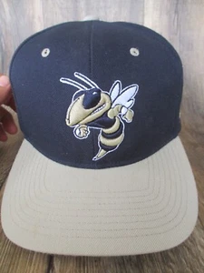 FREDONIA KANSAS YELLOW HORNETS BUZZ BLACK HAT CAP      #21 - Picture 1 of 5