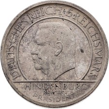 Germany Weimar Republic 5 Reichsmark 1929 A (Berlin mint) KM-64