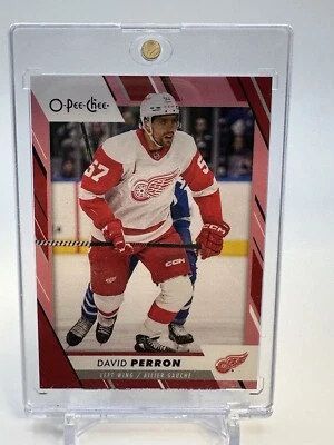 2023-24 O-Pee-Chee - Red Border #190 David Perron - Image 1 of 2