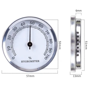 Diameter Hygrometer Mechanical No Battery Portable Accurate Durable Hygrometer - Picture 1 of 7
