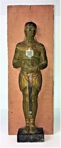 PHARAOH. SCULPTURE. POLYCROMED TERRACOTTA. ATTR. TO LAMBERT ESCALER. SPAIN. XXTH - Picture 1 of 1