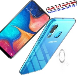 Premium Echt Anti-Rutsch Weich Extern Cover Case für Samsung Galaxy A20 Handy - Bild 1 von 1