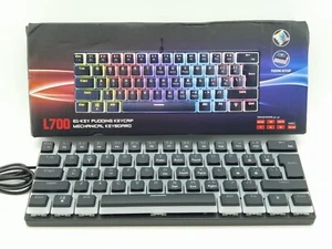 HXSJ L700 RGB Mechanical Wired Gaming Keyboard 61 Buttons - Functional - Photo 1/6