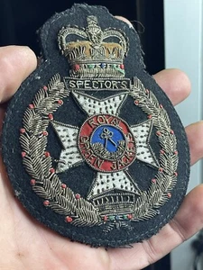 1962 ROYAL GREEN JACKETS EMBROIDERED CREST..... BRITISH ARMY - Picture 1 of 5