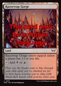 MTG 4x RAZORTRAP GORGE EXC - GOLA DELLE TRAPPOLAME 267 - DSK - MAGIC - Imagen 1 de 1