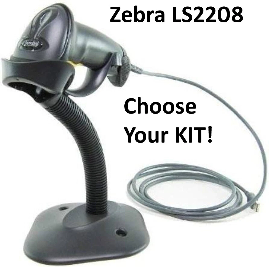 Symbol Motorola LS2208 1D Laser Barcode POS Scanner LS2208-SR20007 - Image 1 of 1