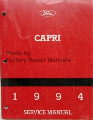 Mercury Capri y XR2 1994 manual de servicio de fábrica original libro de reparación de taller Foto 1 de 2