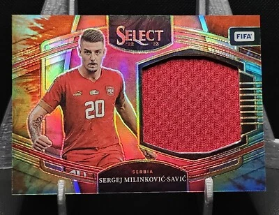 2022-23 Select FIFA Jumbo Patch /25 Sergej Milinkovic-Savic #JS-SMS Player-Worn - Image 1 of 4