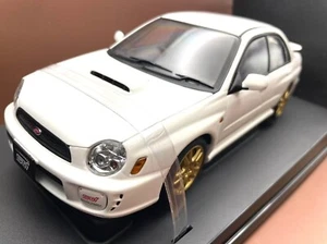 *RARE* 1/18 AUTOart 2001 Subaru New Age Impreza WRX STI (White) JDM RHD - Picture 1 of 10