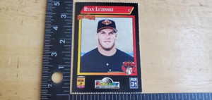 Ryan Luzinski Rochester Red Wings Card 1997 Tear Off Kodak Wegmans Fox 31