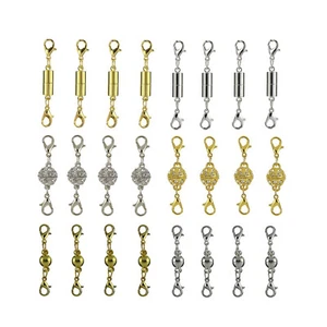 24pcs Silver Lobster Spring Clasp Bracelet Necklace Connector DIY Making Jewelry - Picture 1 of 14