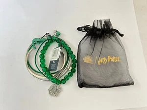 Harry Potter Slytherin Arm Party Bracelets 5-Piece Set B14 - Picture 1 of 5