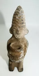 ORIGINAL 1000 YR PRE COLUMBIAN MAYAN AZTEC POTTERY FETISH FIGURE - Picture 1 of 5