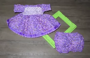 Handmade Doll Clothes for 16" - 18" Cabbage Patch Dolls - "Purple Beauty" Dress - Picture 1 of 5