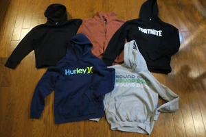 5 LOT ❤️ 8y M BOY 🇺🇦 ❤️ HURLEY GAP OLD NAVY HOODY SCHOOL SWEATER ZIP ❤️ JACKET - Picture 1 of 8