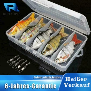 Angelköder Kunstköder Spinnköder Fische Angeln Set Wobbler Jerkbait Barsch - Bild 1 von 10
