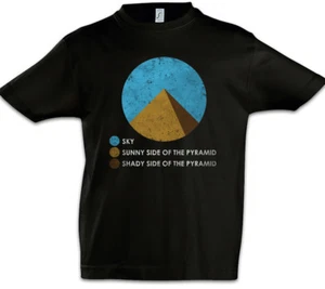 Chart Pyramid Boys T-Shirt Fun Geek Nerd Teacher Professor Diagram Scientist - Picture 1 of 1