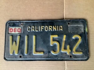 1963 - Kalifornien - Nummernschild 2 Kennzeichen - Bild 1 von 1