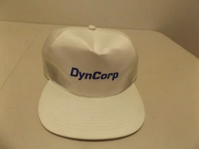 DynCorp, белая сетка, кепка регулируемый ремень сзади - Изображение 1 из 4